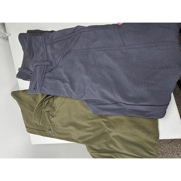 prAna Hiking Pants - Olive Green and Blue, Size 6 - Picture 1 of 9